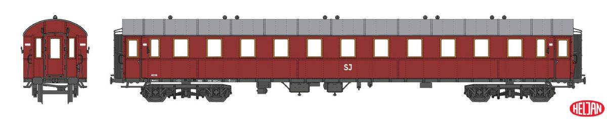 Personvagn SJ Bo8d 4218