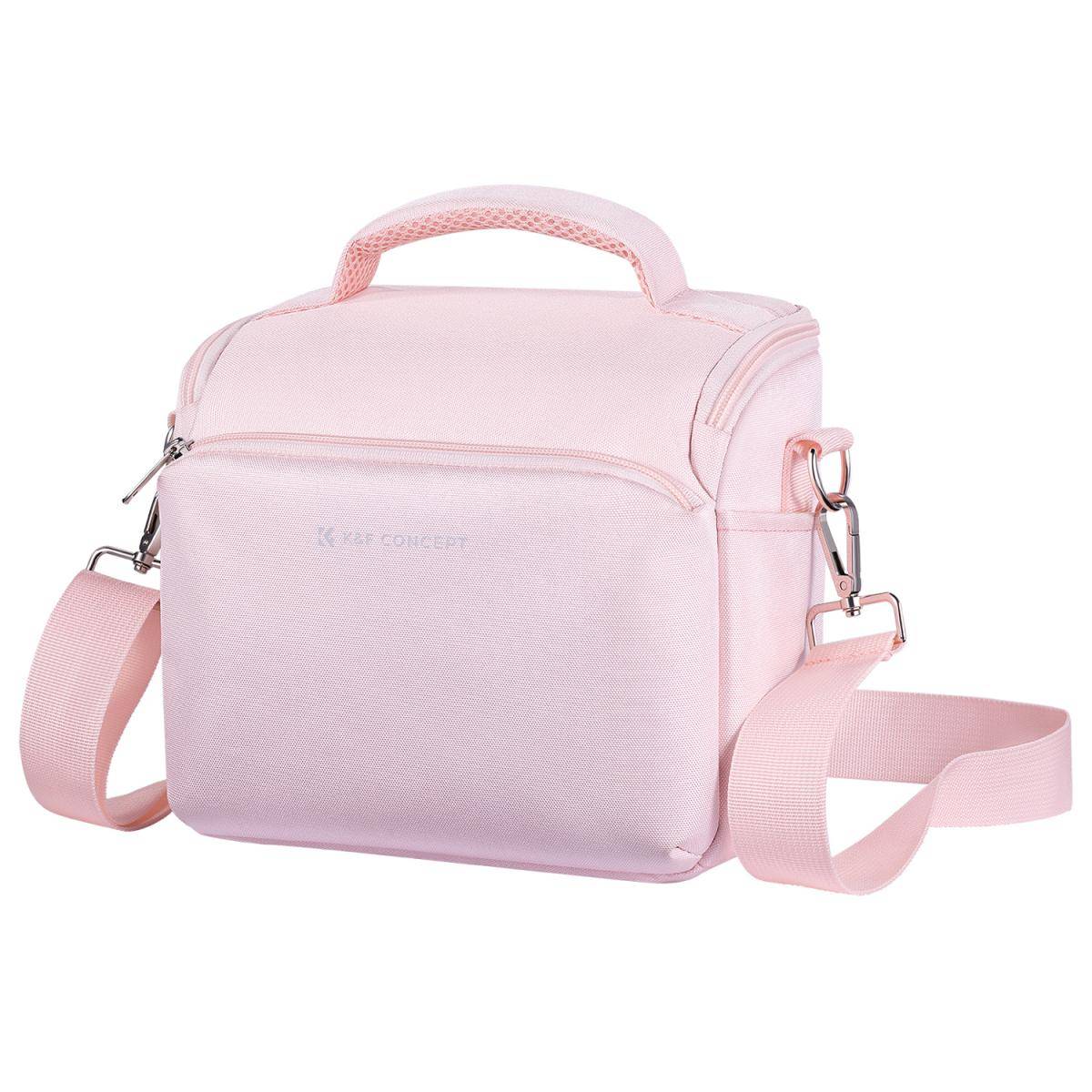 KENTFAITH K&F Concept Camera Sling Bag Small Crossbody Camera Case DSLR/SLR/Cute Compact Shoulder Photography Bags for Photographers - Sling Bag5L Urban Wander 05 (Pink )
