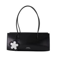 Marc Jacobs, Taske, Dame, Sort, ONE SIZE, Uld, Sort Læder Satchel Skuldertaske