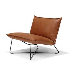 Jess Design Earl Low Back Lounge Chair - Bonanza Tan