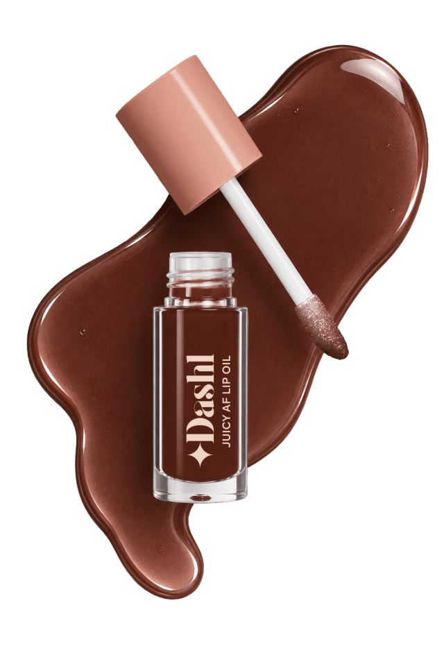 DASHL Juicy AF Lip Oil - Choco Glaze Läppglans Unisex Brun 3,9ml