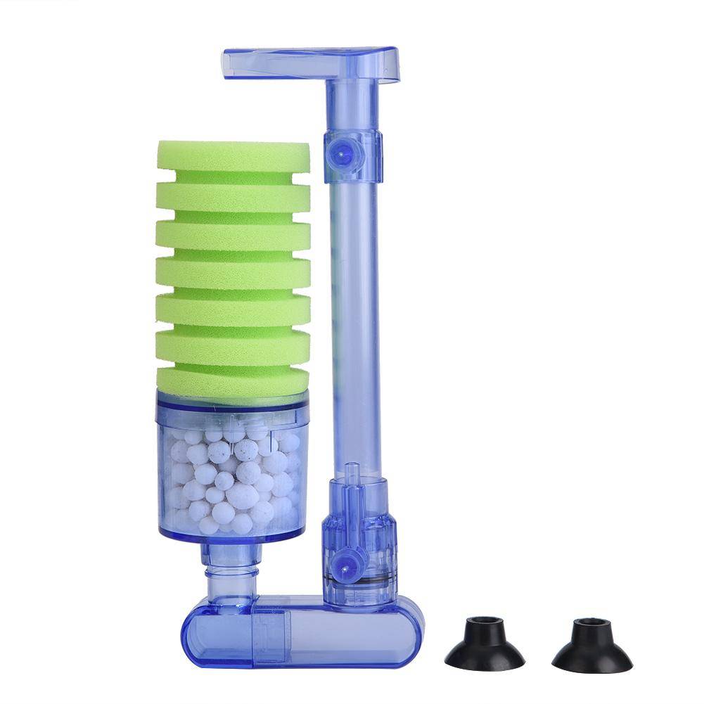 Akvariefilter Luftpump Svamp Biokemisk Syrepump för Mini Akvarium Tillbehör(XY-2881)