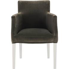 Englesson Brooklyn Chair Loose Cover White / Omega Graphite 51 - Stole Velour Hvid - 575DL-OME51