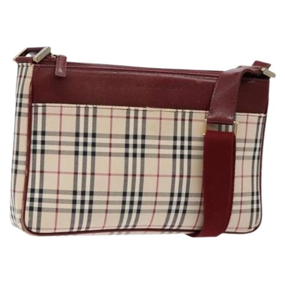 Burberry Vintage - Pre-owned Canvas axelremsvskor Vintage - Dam - ONE Size -