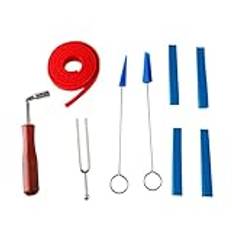 Piano Tuning Tool Set, Gummi Mute Ull Filt Piano Tuning Wrench Kit Musikinstrument Tillbehör