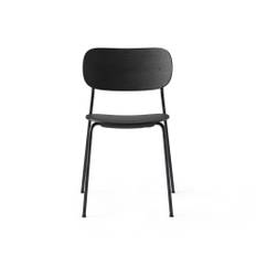 Audo Copenhagen - Co Dining Chair, Black Steel Base, Black Oak Seat & Back - Spisebordsstole - Norm Architects - Sort - Metal/Træ