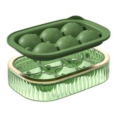 Ice Ball Maker Round Ice Cube Mold Tray for Home Bar Cocktails Bourbon Whiskey Drink Six Balls ? Six Balls