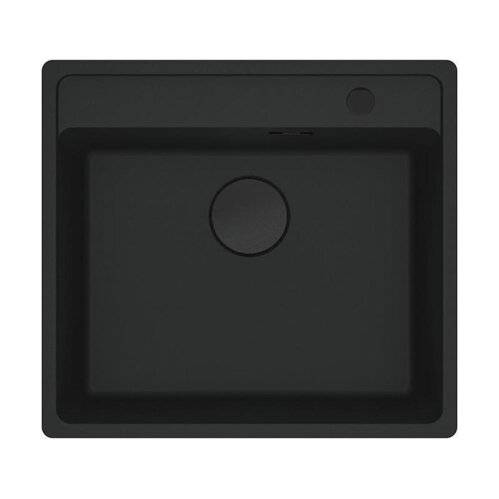 Franke Einbaubecken Maris MRG 210-52 A Fragranit flächenbündig einbaubar, Black Matt - Black Collection