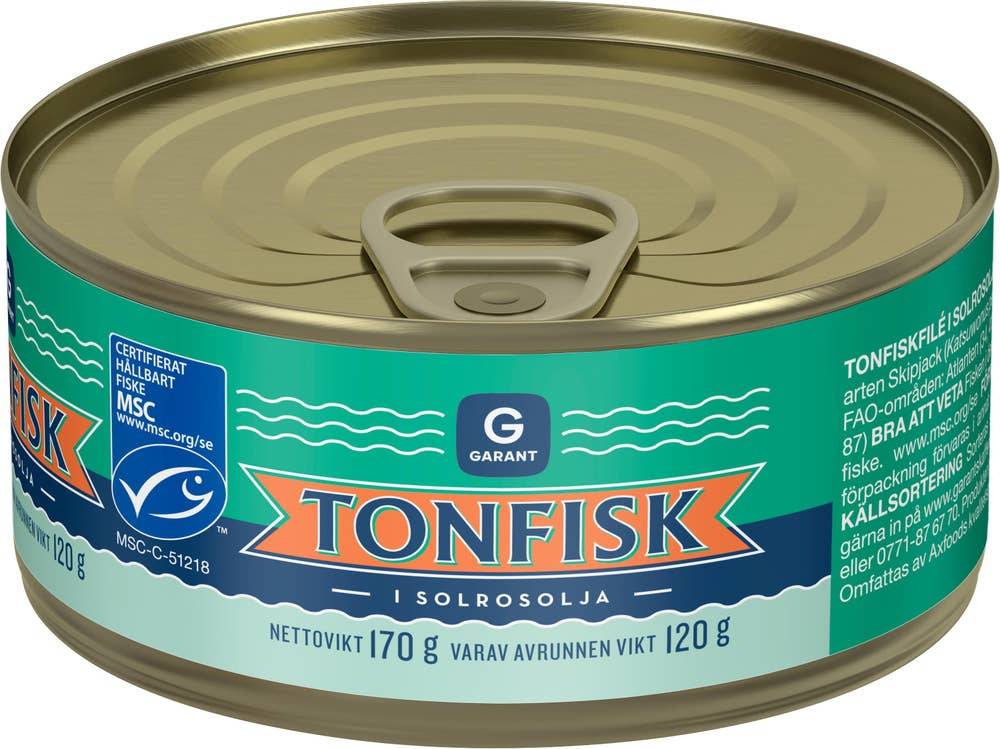 Tonfisk I Solrosolja MSC