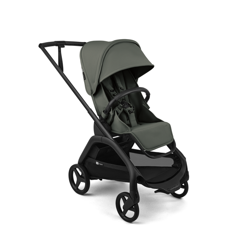 Bugaboo Dragonfly Plus Barnvagn Med Sittdel - Skogsgröna Tyger