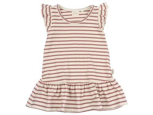 Petit Piao Kjole Med Withered Rose Striber - Str. 6y 116cm