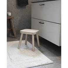 Ljusnan white - badrumsmatta Rund 60 cm - Vit (Rund 60 cm)
