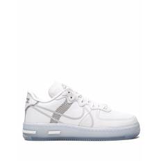 Jordan - Air Force 1 React sneakers - unisex - mocka/polyester/gummi - 12 - Vit