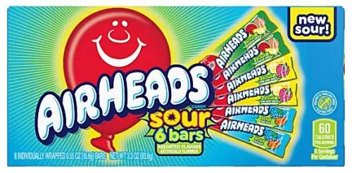Airheads Sour Bars 6-Pack 94g