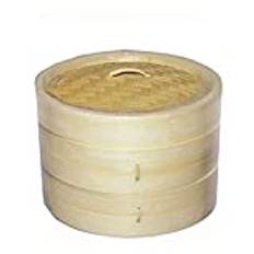 Bambu' ångkokare 3 bitar, Bamboo, Multifärg, Liten