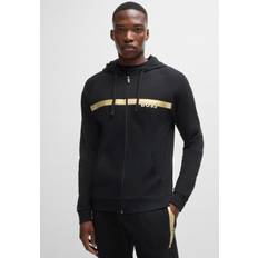 Hugo Boss Authentic Cotton Zip Hoodie - S / Black