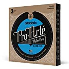 D'Addario Gitarrensaiten - Pro-Arte Saiten Konzertgitarre - EJ46-3D - Nylonsaiten Konzertgitarre - Classical Nylon Guitar Strings - Hard Tension, 3-Pack