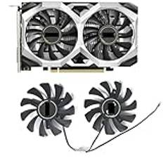 Datorkomponenter GTX1650 GPU Fan 75MM HA8010H12F-Z Compatible with GTX 1650 Super Ventus XS Graphics Card Fan