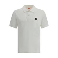 Parajumpers, Topp, Herr, M, Sportig pikétröja med logotyp - white (M)