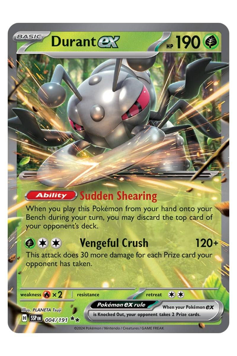 Pokémon Durant ex 004/191 - Pokemon kort - EX kort - Pocket Monster.