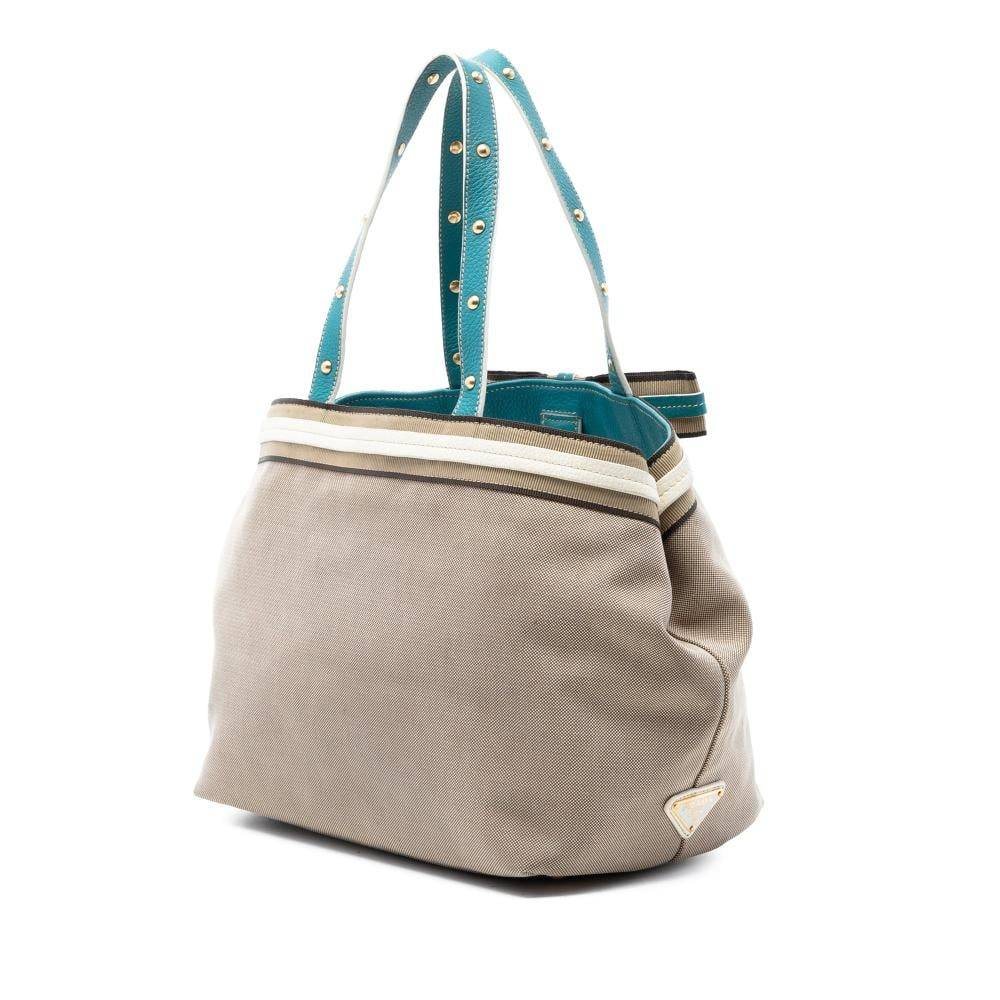 Prada Vintage Prada Canapa Tote L 24cm x W 27cm x D 17cm - Totebags hos Magasin.