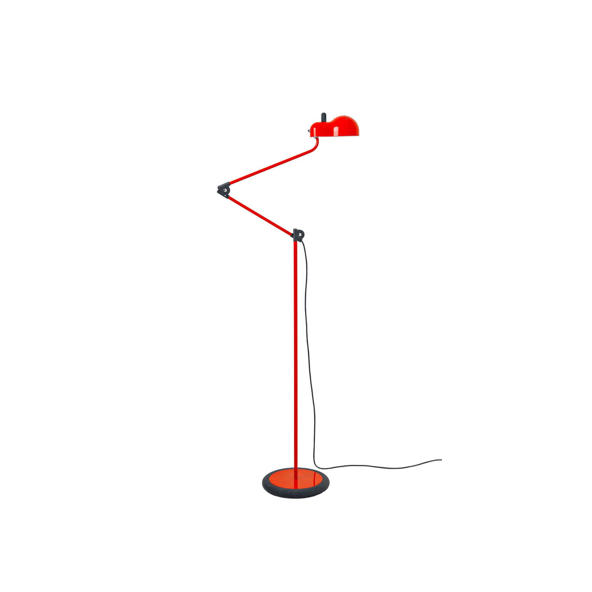 Stilnovo - Topo Floor Lamp, Iconic Red - Läslampor - Joe Colombo - Röd