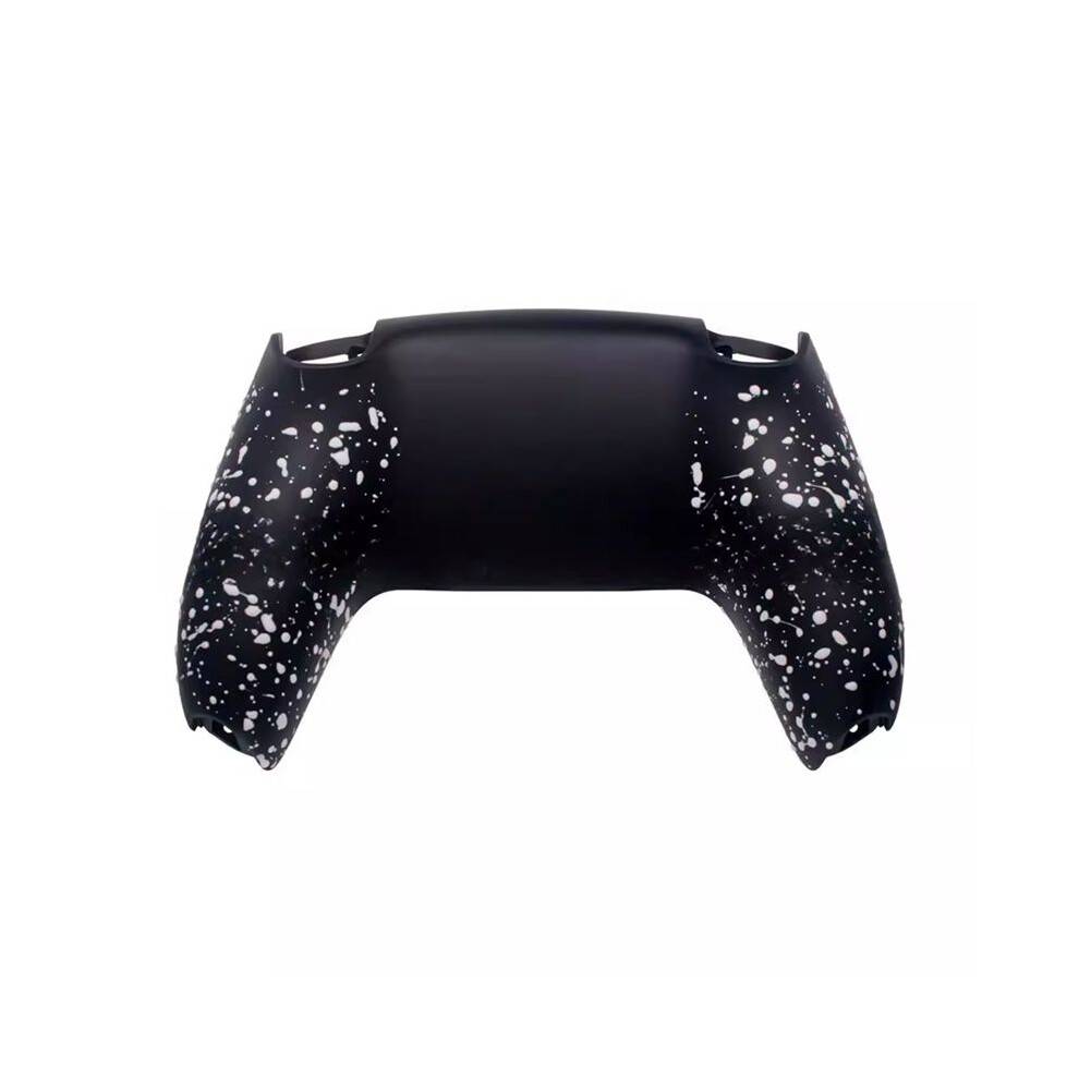 DIY Soft Touch Rear Bottom Shell for PS5 Joystick Game Controller Parts Non-Slip Back Housing Black White