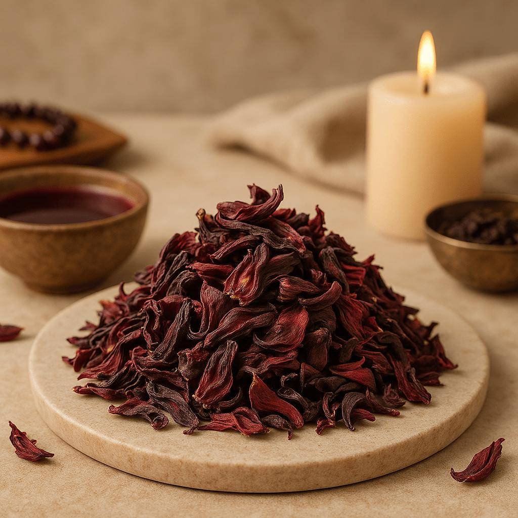 Hibiscus Tea Dried Whole Flowers Egyptian 1 Kg