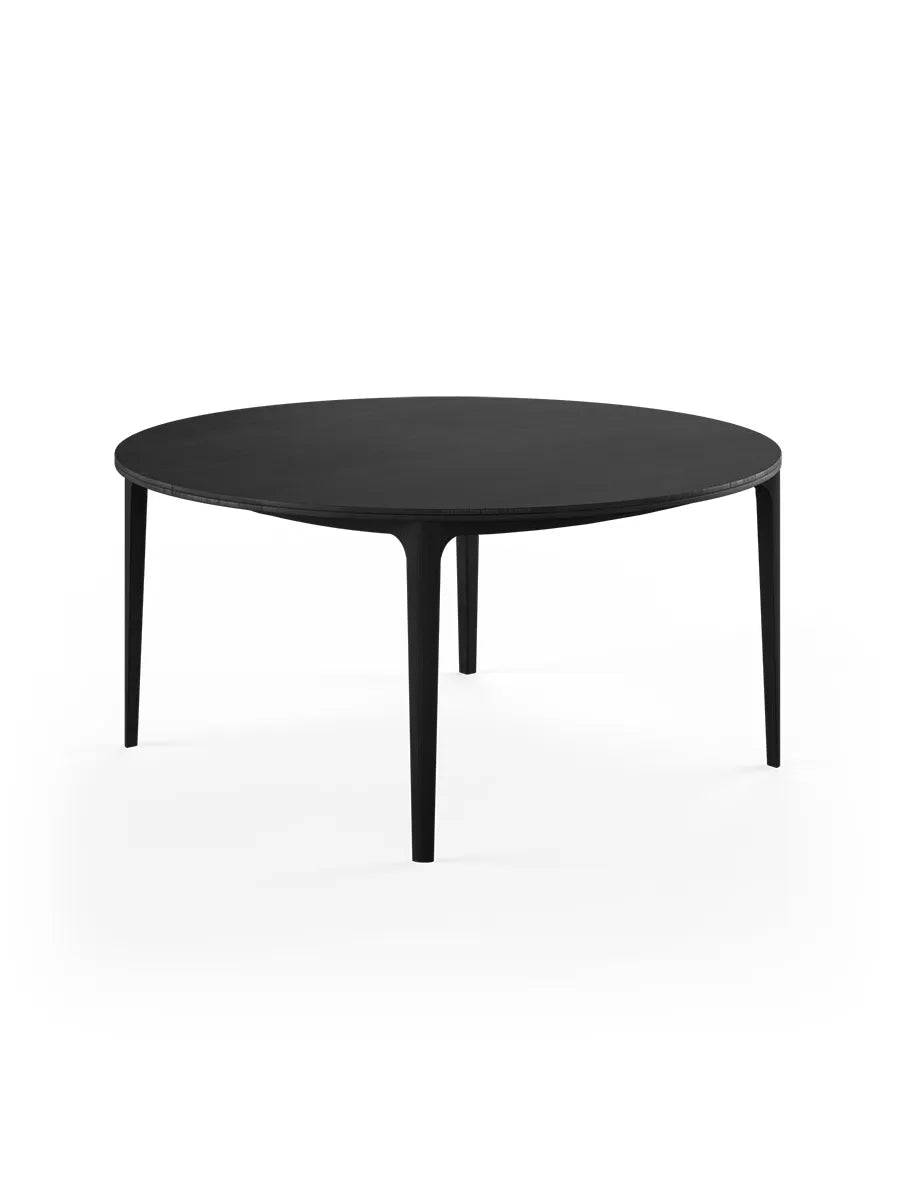 GM 3700 RO Rundt Spisebord fra Naver Collection Ø 160 cm / Ask sortbejdset / Inkl. 2 tillægsplader - Jacobsen Plus