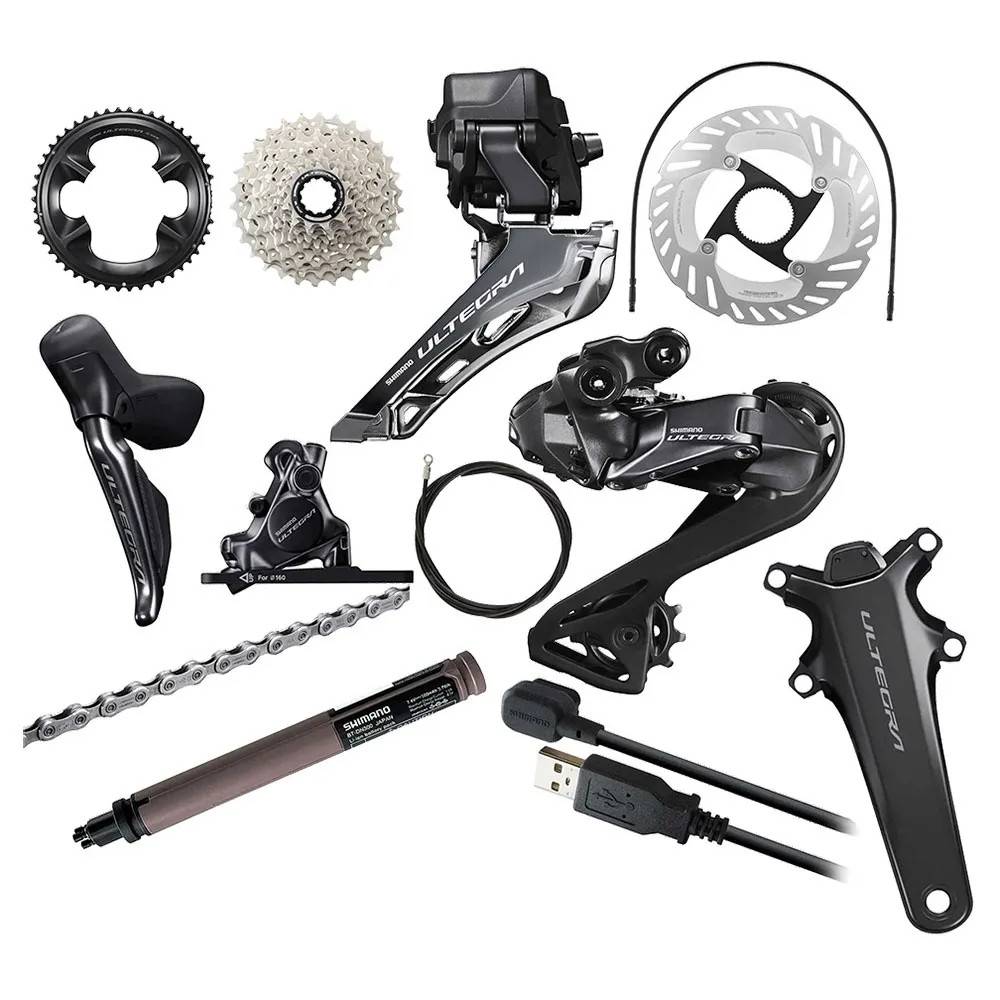 Shimano Ultegra Di2 R8150p Power Meter 2x12s Cykelkomponentgruppe
