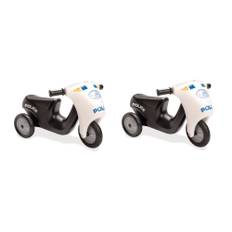 2 stk Dantoy Scooter Politi - Fra 2 år