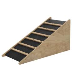Kæledyrstrappe – Hundetrappe med Skridsikring – 90 x 40 x 45 cm – Træ