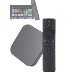 Nicoone ersättnings-Bluetooth-röstfjärrkontroll, lämplig för Xiaomi Mi Box S TV (bekräfta om din enhet stöder Bluetooth-röstfjärrkontroll)