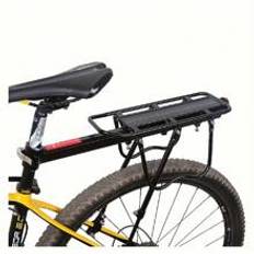 1pc Bicycle Cargo Rack With Reflective Logo,Aluminium Alloy Rear Rack For Bicycle Fits Most Mountain Bikes And Road Bikes For Bike Luggage Rack, Lightweight Aluminum Alloy Quick-Connect Design Bike Cargo Rear Rack, 110 Lbs Capacity Max.