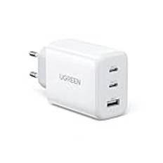 UGREEN Wall Charger CD275, 2X USB-C, 1x USB, 65W (vit)