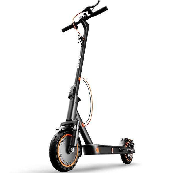 TODIMART-T6ABE Electric Scooter: 350W Brushless Motor, 30km Pure Electric Range, 36V 7.8Ah Lithium Battery, 20km/h Speed, 8.5 Solid Tires