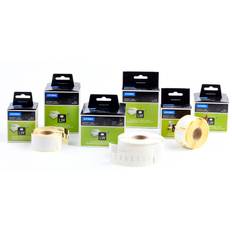 Etikett Dymo 89x41 vit 300/rl