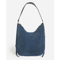 Vanessa Bruno Hobo Bag Nuit Suede Denimblå