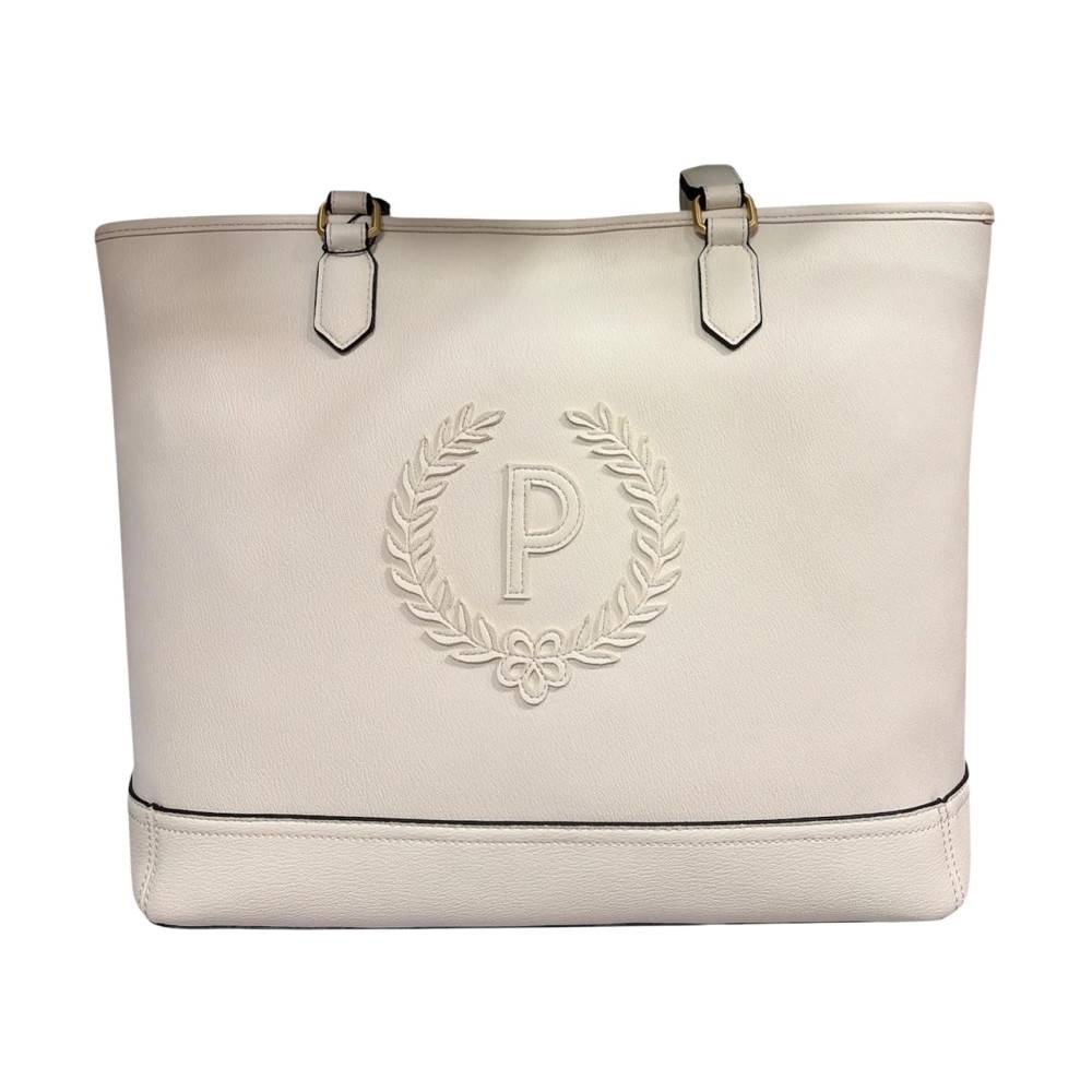 Pollini Shopping Bag - Tasker - Dame - Beige - ONE SIZE - Uld