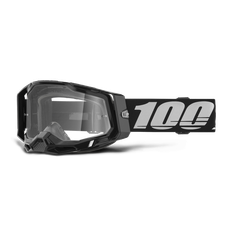 100% Racecraft 2 Crossglasögon Svart-Klar Lins
