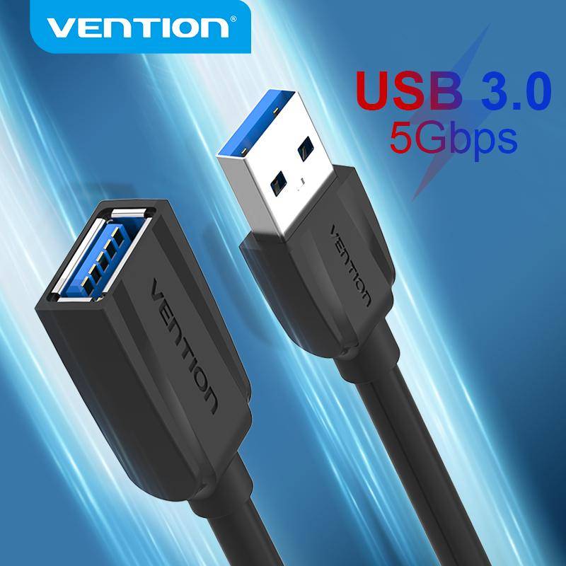 Vention USB-förlängningskabel USB 2.0 3.0 förlängningskabel för dator-TV 1m 2m 3m 50CM svart