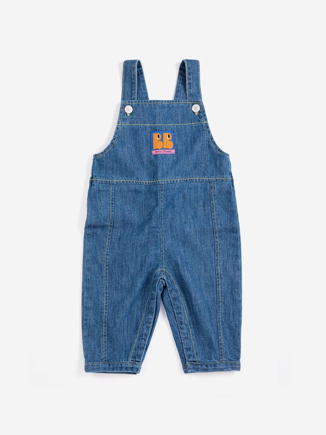Bobo Choses Denim-overalls Midnight Blue Midnight Blue 9 Months Blå 9 måneder Drenge, Piger