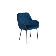 Axson Stol 2-Pack Sammet - Blå Matstol & köksstol