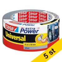 Silvertejp 50mm x 25m | Tesa Extra Power Universal | silver | 5st
