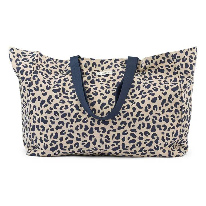 Tote Bag Maxi Léopard Coton Bio | Beige