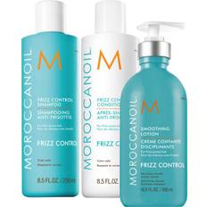 Moroccanoil Frizz Control Bundle Shampoo 250 ml & Conditioner 250 ml & Smoothing Lotion 300 ml