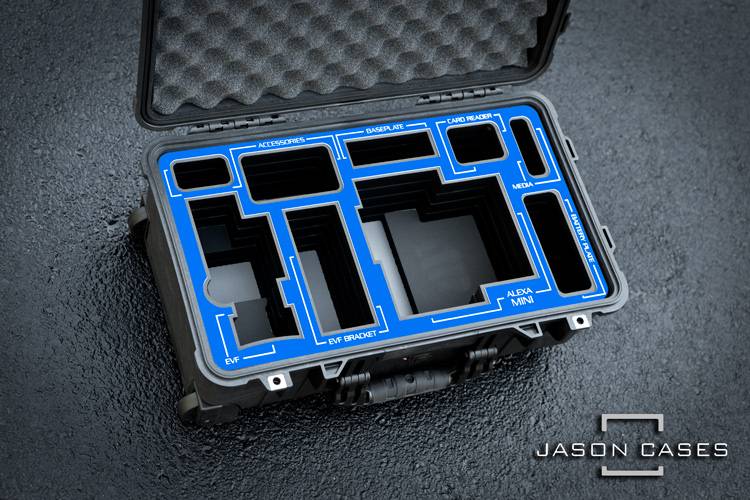 Jason Cases Wheeled Case Arri Alexa Mini case COMPACT (Arri plates)