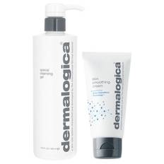 Dermalogica Special Cleansing Gel 500ml & New Skin Smoothing Cream Moisturiser 100ml Duo