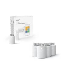 Tado - Smart Radiator Thermostat Starter Kit & 4 Thermostats - Bundle - Fri fragt og klar til levering