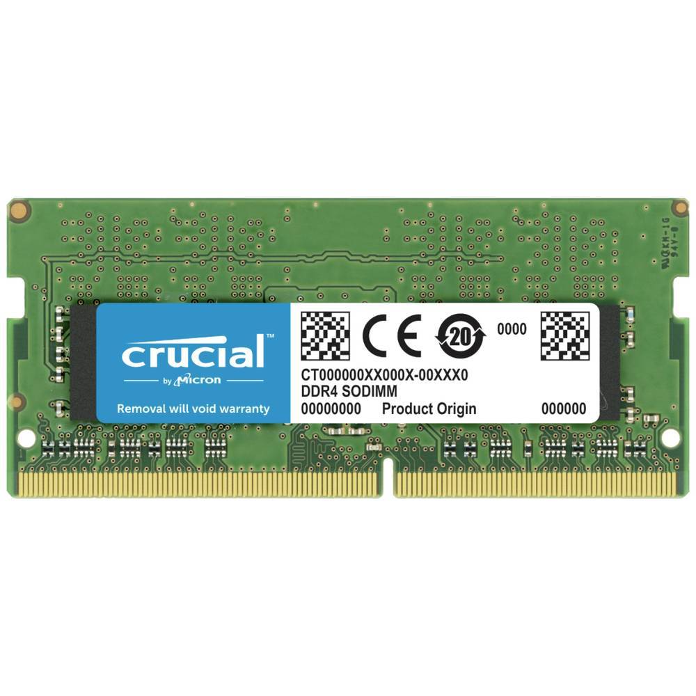 Crucial CT32G4SFD832A Internminne Laptop Modul DDR4 32 GB 1 x 32 GB 3200 MHz 260-polig SO-DIMM CL22 CT32G4SFD832A